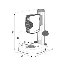 EVO Cam Bench stand dimensions