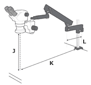 SX45 Articulated Arm Dimensions